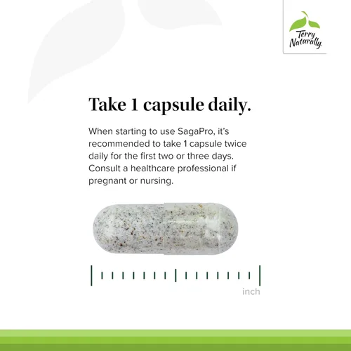 Vista 4 de Terry Naturally comprimidos para el cuidado de la vejiga SagaPro de EuroPharma, 60 unidades, 367703408138, 30, 1, 1 Salvia. Comodidad de la vejiga