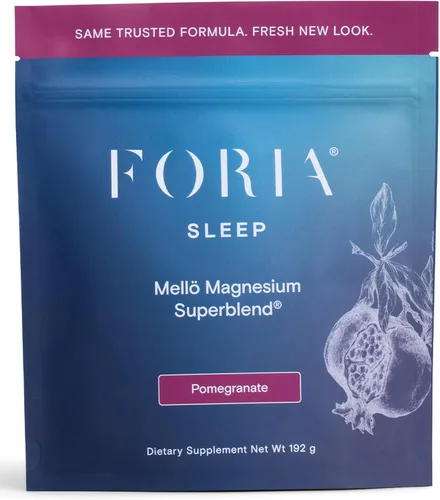Vista 10 de mellö Suplemento de Magnesio Superblend en Polvo – Glicinato de magnesio con L-teanina, GABA y 70 minerales traza – Apoya el sueño, la relajación