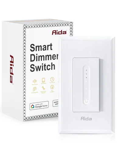 Vista 11 de AIDA Interruptor de luz inteligente, interruptor inteligente WiFi de 3 vías, compatible con Alexa y Google Home, requiere cable neutro, interruptor