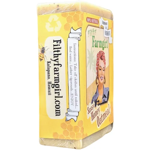 Vista 6 de Sassy Honey Avena glicerina totalmente natural BAR JABÓN Canela Avena Vainilla