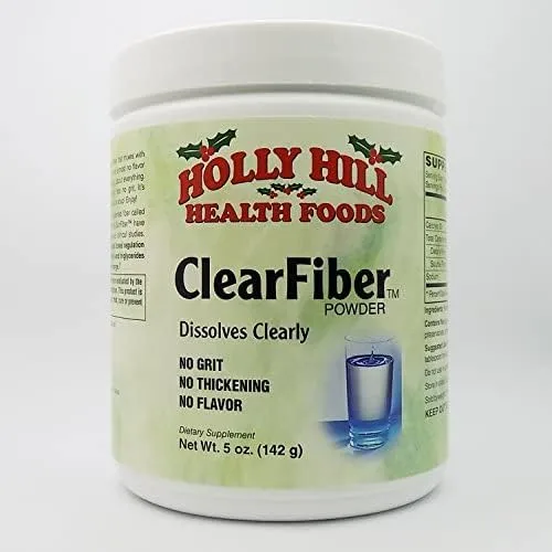 Vista 2 de Holly Hill Health Foods, Polvo de fibra transparente, 5 onzas