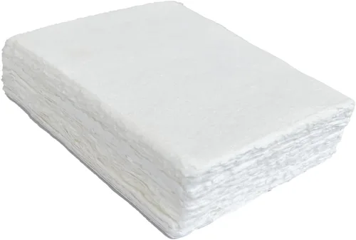 Vista 7 de Papel de algodón hecho a mano con borde Deckle de algodón reciclado, tarjeta mixta para tarjetas de colocación/acompañantes, tarjetas de lugar