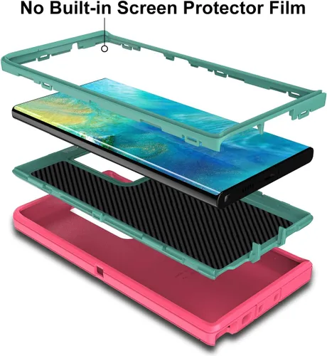 Vista 3 de MXX Funda compatible con Samsung Galaxy S23 Ultra, 3 capas de protección completa, resistente, resistente, a prueba de golpes y polvo, hecha