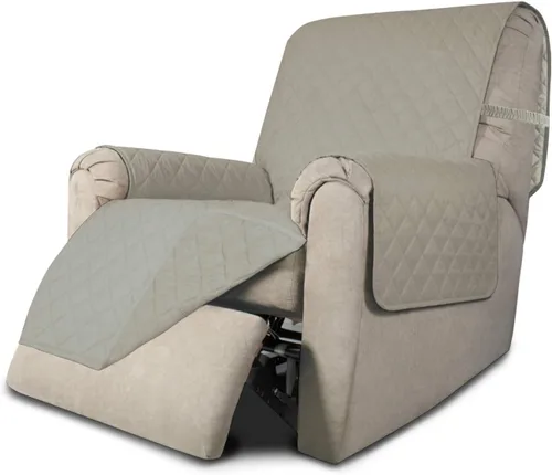 Vista 230 de Easy-Going - Funda reversible para sofá, resistente al agua, con varillas de espuma y correas elásticas, protector de muebles para mascotas y perros
