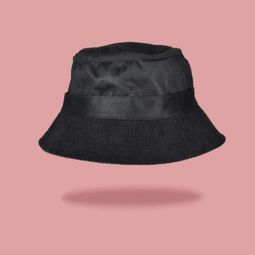 Vista 4 de Yonchic Sombreros de pescador plegables unisex de pana, de sarga de algodón de moda, sombrero de pesca para el sol, gorra de moda para evitar el sol