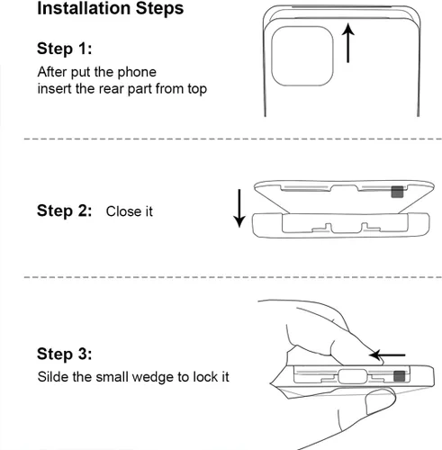 Vista 7 de QUIETIP Funda compatible con OnePlus 10 Pro, marco de metal magnético de vidrio templado transparente + policarbonato duro con parte trasera mate