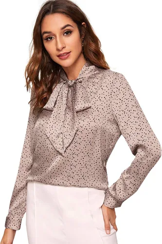 Vista 4 de Floerns Women's Bow Tie,Casual