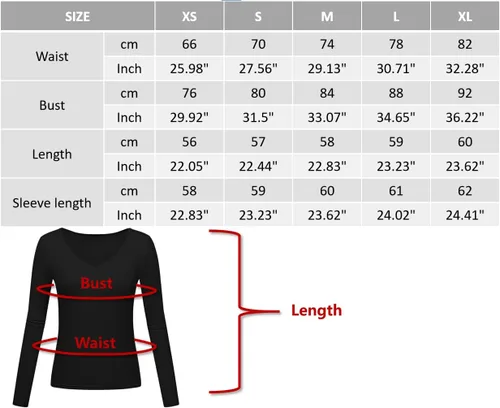 Vista 6 de Camisas de manga larga para mujer, cuello en V, estilo casual