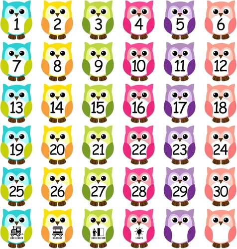 Vista 10 de PETCEE 36 calcomanías de confeti para el suelo del aula, 36 unidades, calcomanías de números de confeti para aula, jardín de infantes, preescolar
