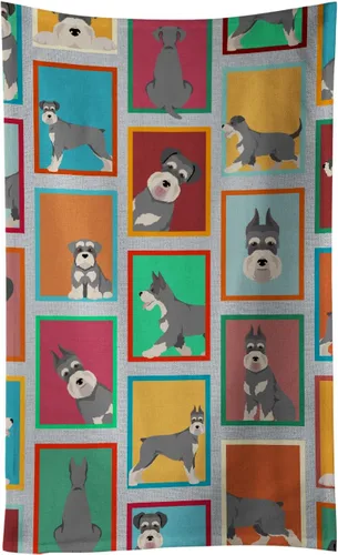 Vista 54 de Caroline's Treasures MLM1160KTWL - Lots of Red Siberian Husky - Toalla de cocina para invitados, toalla de baño decorativa para cara, té, paño