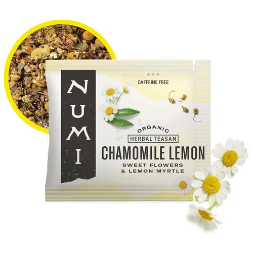 Vista 19 de Té de cúrcuma, Amber Sun, Numi Organic Mezcla de té de cúrcuma de hierbas con rooibos y especias