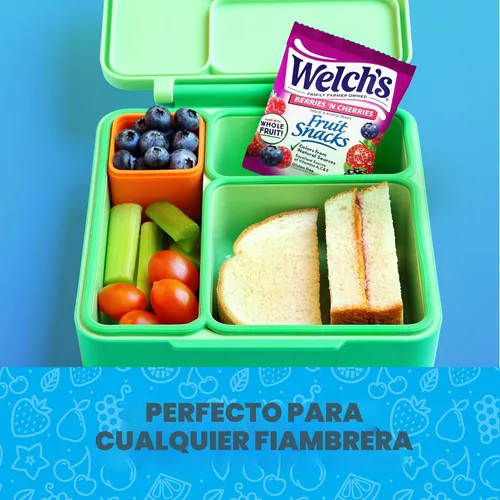 Vista 5 de Welch's Bocadillos de frutas, frutas mixtas y bayas 'N cerezas, 0.8 onzas