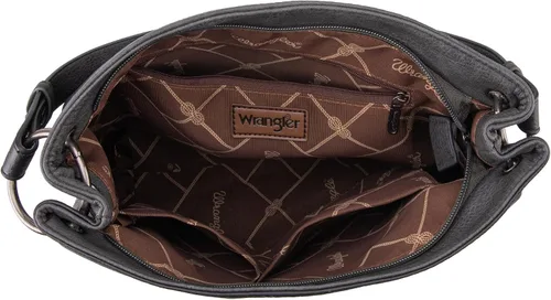 Vista 109 de Wrangler Hobo - Bolsas para mujer de cuero vegano con asa superior, bolsos de hombro y bolsos