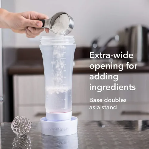 Vista 3 de Dispensador de masa para panqueques, dispensador de mezcla para panqueques con BlenderBall para panqueques, crepes, gofres, magdalenas, Qatayef
