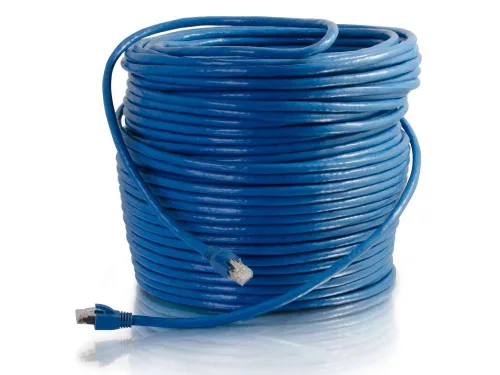 Vista 110 de C2G/Cables to Go 29002 Cables de Red Cat6 Sin Enganches Sin Blindaje (UTP), Paquete de 25, Azul (3 Pies, 0.91 Metros)