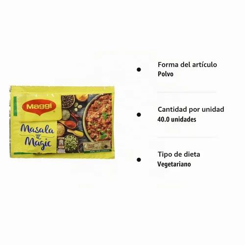 Vista 5 de Maggi Masala A Magic 0.21 oz (paquete de 40)