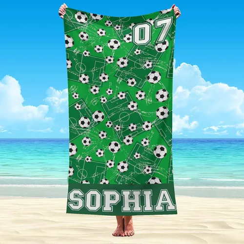 Vista 39 de Artsadd Toalla de playa personalizada para adultos, manta de playa personalizada de baloncesto con nombre inicial como regalo de fiesta para viajes