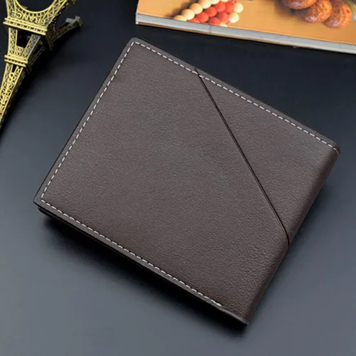 Vista 8 de SHERCHPRY 2 unids titular multi pequeño con cremallera Billfold multifuncional moda bolsillo hombre cartera cuero monedero, Imagen 1x2pcs, Moda