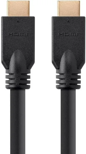 Vista 5 de Monoprice Cable HDMI de alta velocidad, 4k@60Hz, 10.2Gbps, CL2, 32AWG, 3 pies, negro, serie comercial