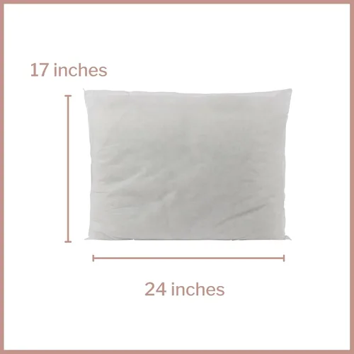 Vista 4 de McKesson Almohada de cama desechable [12 unidades] Uso para un solo paciente, blanca 17 x 24 pulgadas