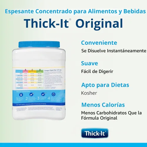 Vista 2 de Thick-It 2 Bebidas instantáneas, concentradas, 36 onzas