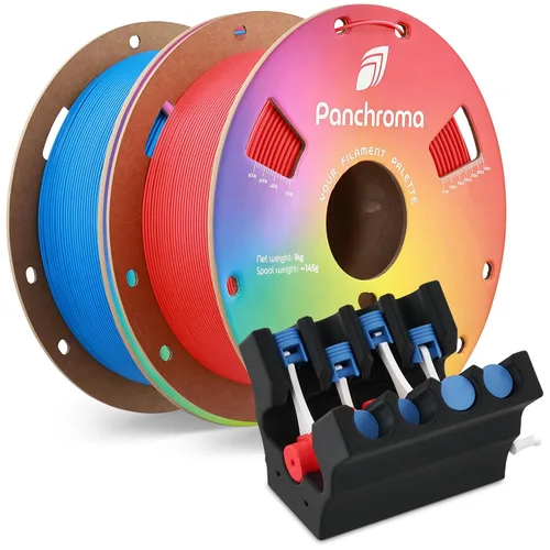 Vista 48 de Polymaker Panchroma - Filamento PLA mate de 0.07 in, 2.2 lbs, madera de Madera mate de doble degradado