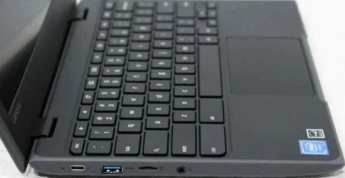 Vista 4 de Lenovo Chromebook de 11.6 pulgadas, procesador Intel Celeron N3350, 4 GB de RAM, SSD eMMC de 32 GB, WiFi, Bluetooth, Chrome OS (renovado)