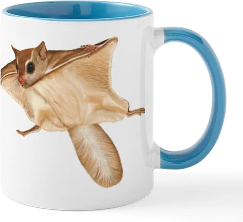 Vista 58 de CafePress Taza navideña de ardilla de 11 oz (11.0 fl oz) taza de café de cerámica