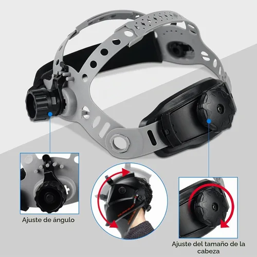 Vista 3 de TRQWH Reemplazo del casco de soldadura para campana de soldadura de agujero Negro