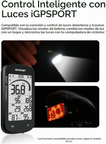 Vista 9 de iGPSPORT BSC100MAX GPS Bike Computer, 3 '' Pantalla Auto Start/Stop Custom Data 40H Impermeable Bicicletas Computadora Inalámbrica