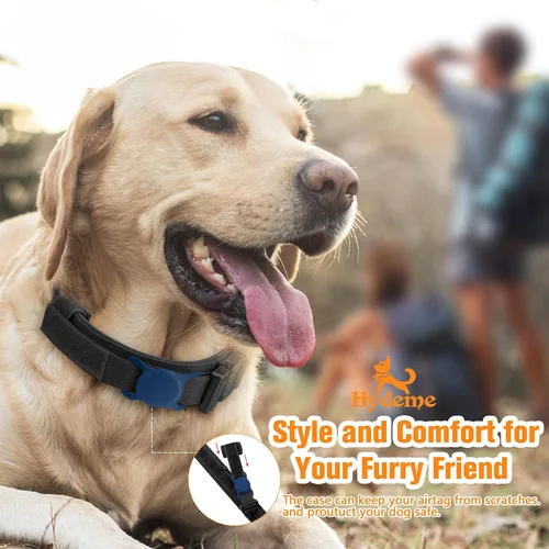 Vista 2 de HYDEME Collar táctico ajustable para perro, collar de nailon de entrenamiento militar con mango de control y hebilla de metal pesado para perros