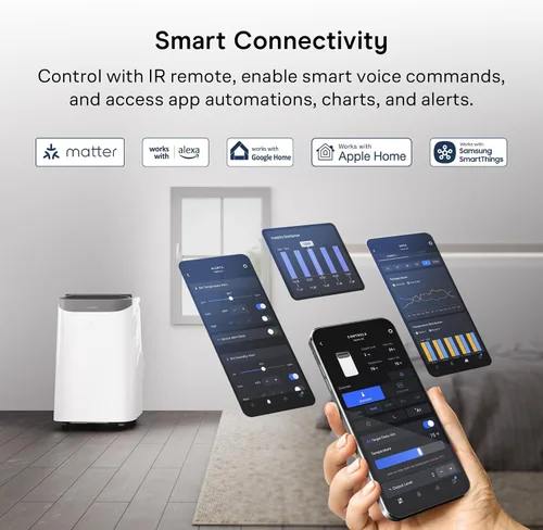 Vista 5 de AC Infinity Smart Portable Air Conditioner 5-in-1, All-Season Cool & Heat