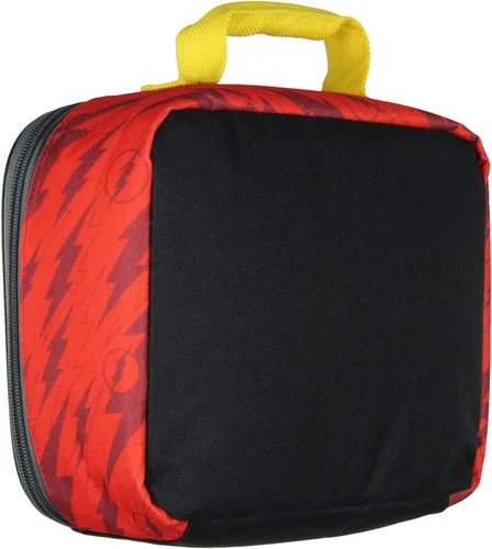 Vista 4 de Bioworld DC Comics The Flash Character Lightning Bolt Logo Lonchera aislada bolsa de 12 pulgadas