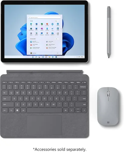 Vista 4 de Microsoft Surface Go 3 - Pantalla táctil de 10.5 pulgadas, Intel Core i3, 8 GB de memoria, SSD de 128 GB. Solo dispositivo, platino (último modelo)