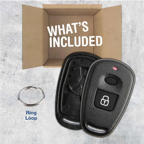 Vista 3 de Funda para llave de coche con opción sin llave para Hyundai (OSLOKA-510T)