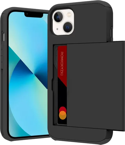 Vista 51 de ZIYE Compatible con iPhone 12 Pro Max Funda tipo cartera con tarjetero, Funda de dos capas antiarañazos con bolsillo oculto, Funda protectora a Verde