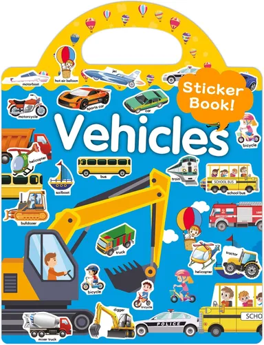 Vista 10 de Benresive Reusable Sticker Book, Travel Stickers for Kids, Boys Girls Gift