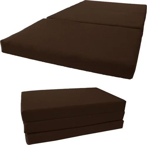 Vista 35 de Shikibuton Cama plegable en 3, espuma de alta densidad de 1.8 lbs, tamaño Twin, Full, Queen, colchones plegables. Turquesa