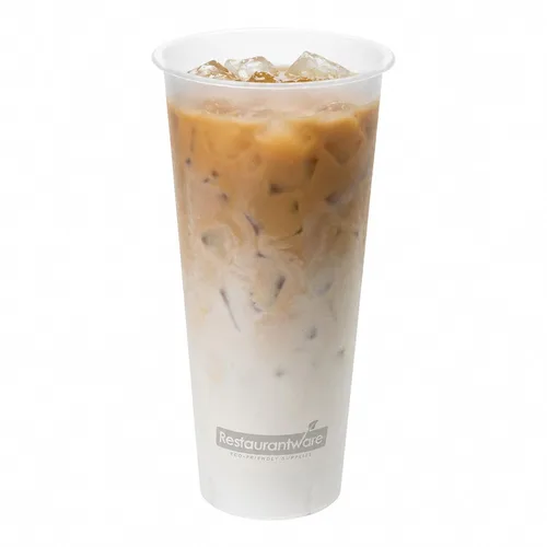 Vista 13 de Restaurantware -Bev Tek Vasos de plástico de 12 onzas, 100 vasos desechables para bebidas – Las tapas se venden por separado, sirven bebidas Negro