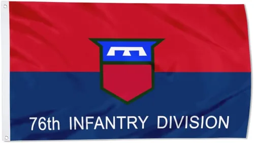 Vista 17 de Fyon Bandera militar de la 34ª división de infantería del ejército de 3 x 5 pies con 2 ojales de latón