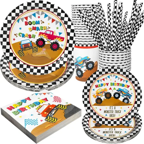 Vista 17 de Decoraciones para la fiesta del té de Alicia - Platos de papel para baby shower, servilletas, tazas y pajitas para 24 invitados, juego de vajilla