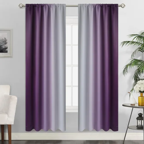 Vista 54 de SimpleHome Cortinas Pequeñas Negras Impermeables con Bolsillo para Barra Suave para Cocina, Cortinas Impermeables con Bolsillo para Barra