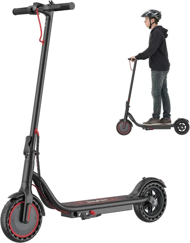Vista 12 de Joyhis Electric Scooter for Adults with Seat, 15-21 Miles Range Scooters, 19Mph Escooter, 8.5"/10" Folding Scooters with APP Control, 350W/500W