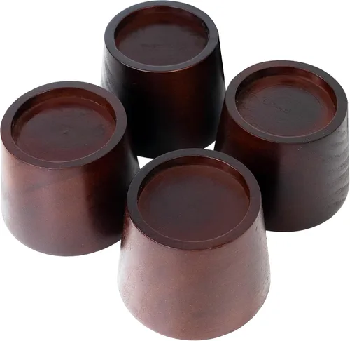Vista 7 de Elevadores de cama de madera de pino de alta calidad, elevadores resistentes para soporte resistente y decoración mejorada