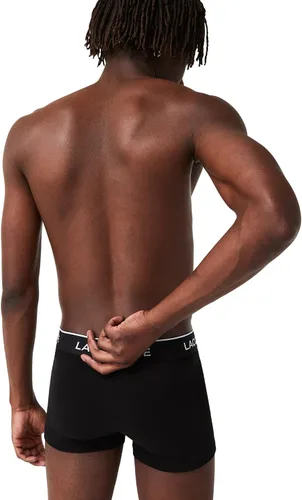 Vista 4 de Lacoste - Pack de 3 troncos informales para hombre color negro L