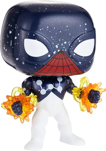Vista 2 de Spider-Man Captain Universe Pop! Figura de vinilo – Entertainment Earth Exclusivo