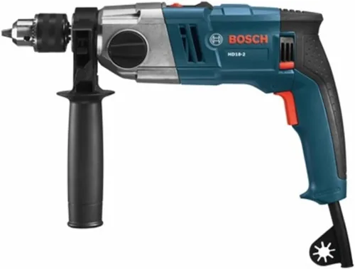 Vista 7 de Bosch HD18 – taladro percutor de dos velocidades, 1/2 pulgadas.