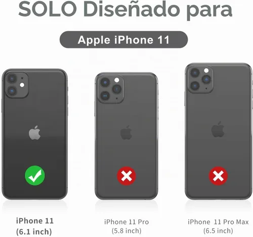 Vista 2 de Funda para iPhone 11, [Don't Touch My Phone] para niños y niños