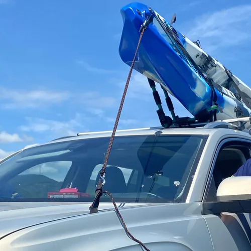 Vista 6 de Bucles rápidos para capó, correas de anclaje para capó en forma de T con núcleo de aluminio sólido para maletero de automóvil, lazo seguro