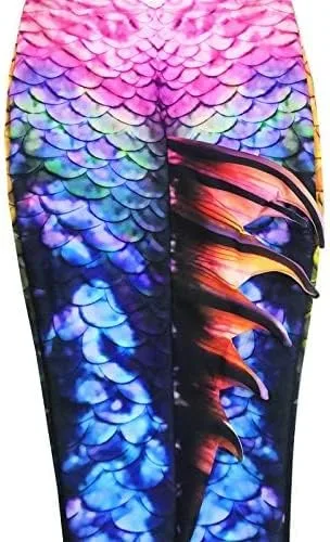 Vista 4 de Fabulosas colas de sirena para adultos, mujeres y hombres, cola de sirena, sin voltear, disfraces de playa, vestido de sirena